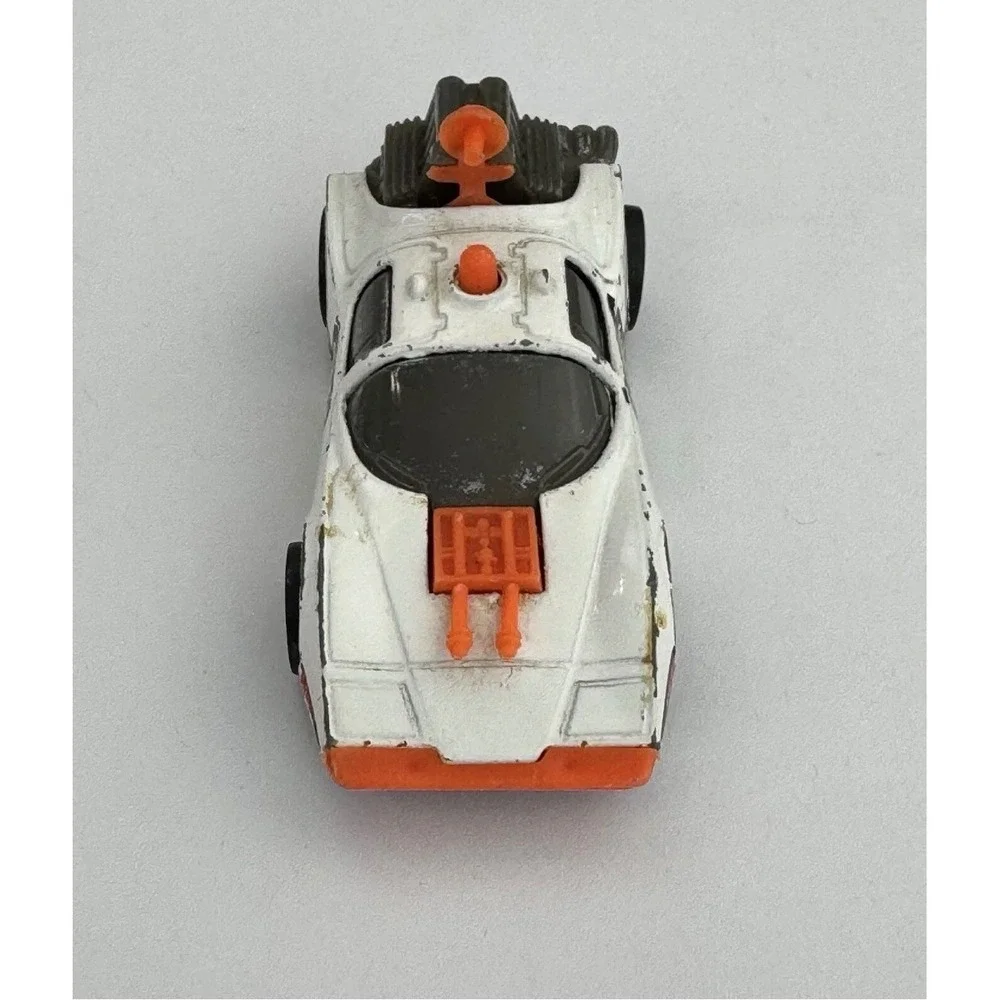 Vintage 1978 Hot Wheels Science Friction Space Cop White Diecast Car Hong Kong